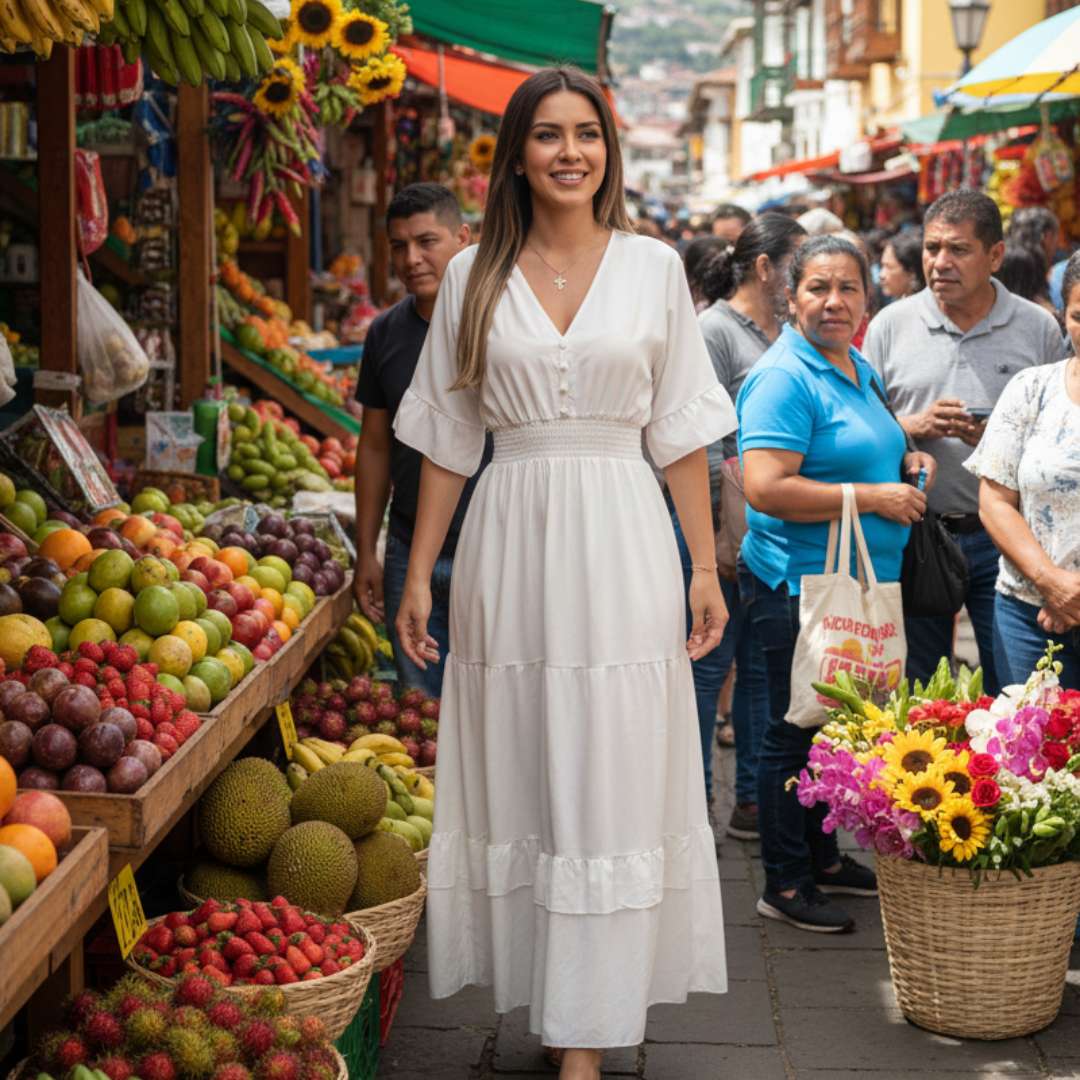 ¡Mamacita! ¡Que Rica! Una Diosa en Vestido Valentina