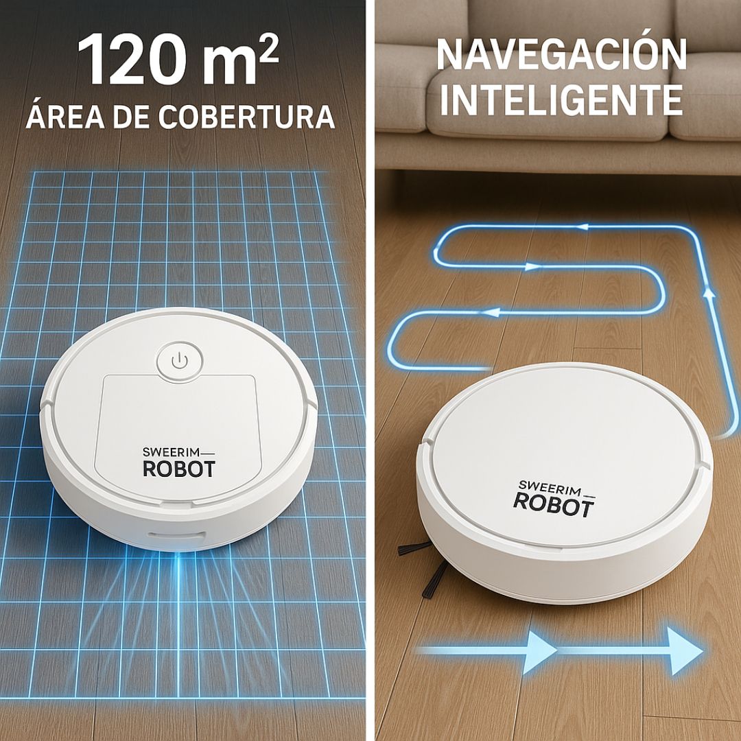 Cleanbot® Aspiradora Robot | Limpia toda tu casa sin mover un dedo