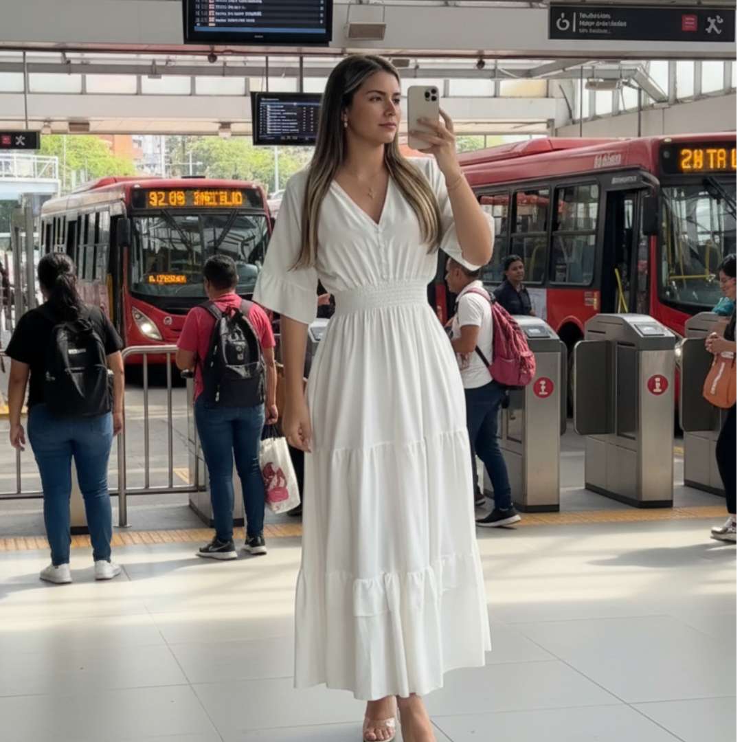 ¡Mamacita! ¡Que Rica! Una Diosa en Vestido Valentina